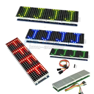 MAX7219 Microcontroller 4-In-1 Display LED Matrix Module Red/Yellow/Blue/Green • $4.67