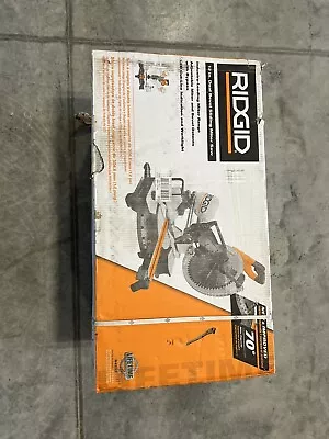 RIDGID 15 Amp Corded 12in. Dual Bevel Sliding Miter Saw • $399