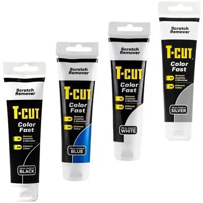 T-CUT Color Fast Car Polish & Scratch Remover 150g Black White Blue Grey T Cut • £9.99