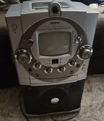 Memorex MKS8580 CD-G Cassette Tape 5.5'' B/W CRT Camera Karaoke System • $48.99