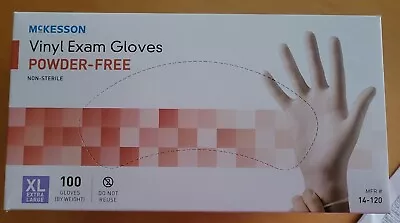 3 Boxes McKesson Exam Gloves Powder Free 100 Per Box - Size S M & L • $16