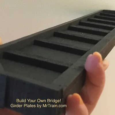 O Scale Girder Bridge Plates | TWO 18 Inch Wooden Sides | Build Your Own Bridge • $41.99