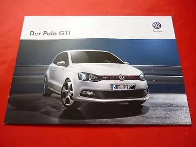 VW Polo V Type 6R GTI Brochure Brochure Leaflet From 2012 • $7.47