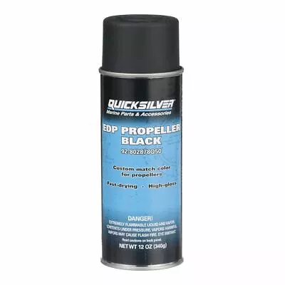 Mercury Marine Paint EDP Prop Black 12 Oz #92-802878Q50 • $15.69