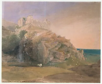 £16.95 • Buy Harlech Castle At Sunset, Samuel Palmer Print In 10 X 12 Inch Mount SUPERB