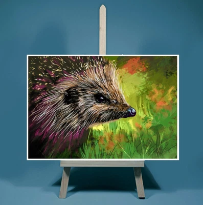 £6 • Buy 'HEDGEHOG' Fine Art Print A4 By Artist Ray Statter