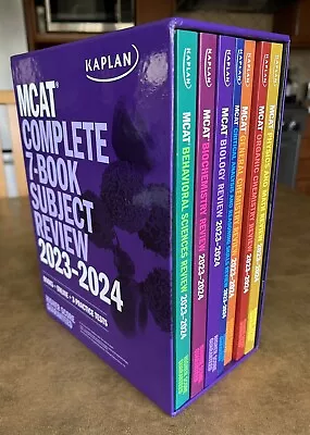 2023-2024 Kaplan MCAT 7 Subject Review Set • $130