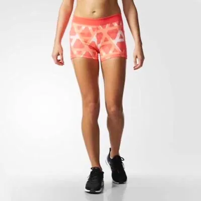 £22.95 • Buy Adidas Techfit ST 3 Triover Women's Training Gym Shorts Climalite AJ2235 