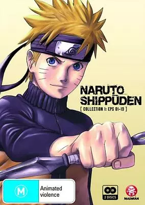 Naruto Shippuden : Collection 1 : Eps 01-13 (DVD 2007) Japanese Anime Region 4 • $11