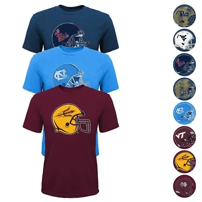 NCAA Outerstuff Team  Sketch Helmet  Tri-Blend T-Shirt Collection Youth (S-XL) • $8.99