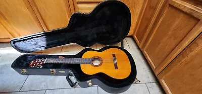 Fender CG-7 Classical Guitar Vintage Fender Strap And TKL World-Class Case • $225