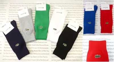 LACOSTE Smart Sock Mens 1pk Luxury Asst White UK 3.5-6.5 Short Crew Socks BNIP • £17.45
