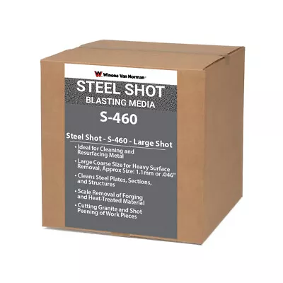 Steel Shot S-460 - Blasting Media - Large Shot Size • $24.99