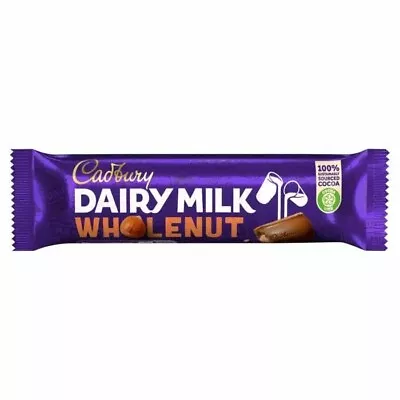 16 × 45g Cadbury Dairy Milk Wholenut Chocolate BB: 25/08/24 • £12.99
