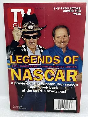 TV Guide February 14-20 1998 Legends Of NASCAR 50th Anniversary Commemorative Ed • $7.99