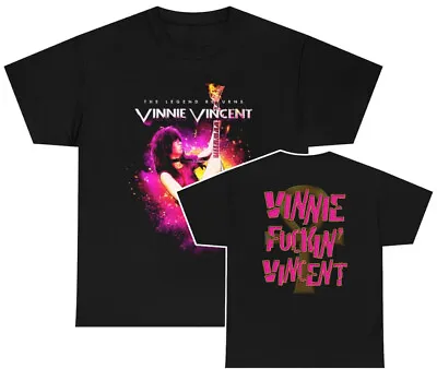 Vinnie Vincent The Legend Returns 2022 Tour *2side Shirt Vintage Men Gift Tee • $27.95