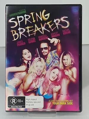 $15 • Buy Spring Breakers DVD James Franco, Selena Gomez, Vanessa Hudgens, Ashley Benson