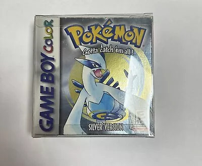 Nintendo Pokémon Silver (Game Boy Color 2001 US VERSION) WITH BOX Mint • £62