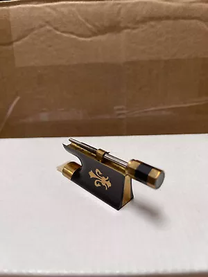 Model 1 - Used Fully Lined & 7K Gold Mounted 4/4 Ebony Frog For Violin Bow • $19.99