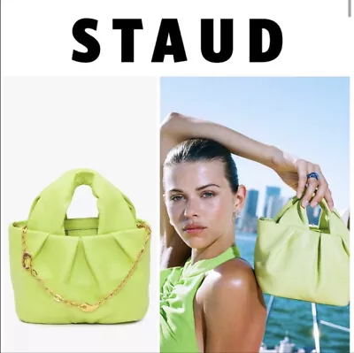 $225 • Buy NEW $325 STAUD Lera Chain Bag In Kiwi