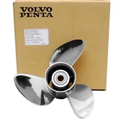 Volvo Penta Boat Propeller 3860715 | LH 14 3/4 X 19P Stainless • $362.95