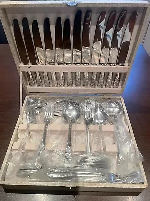 Vintage Cutlery Set With Case - 43 Pieces - New In Original Packaging • $80