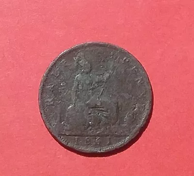  1861 - Half Penny - 1/2d Coin - Queen Victoria - COLLECTABLE COIN.  • £1.50