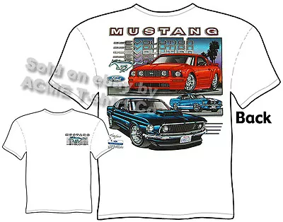 67 68 69 Mustang T Shirt 1967 1968 1969 GT Ford Tee Evolution Sz M L XL 2XL 3XL • $41.83