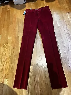 Michael Bastian Cranberry Cotton Corduroy 44 XS • $40