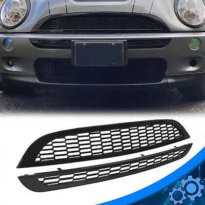 For 02-06 Mini Cooper R52 R53 Front Upper Lower Black Honeycomb Mesh Grille 2DR • $47.99