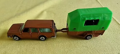 Majorette Volvo 245 DL With Horse Trailer And Black Horse (no. 220) • $28.57