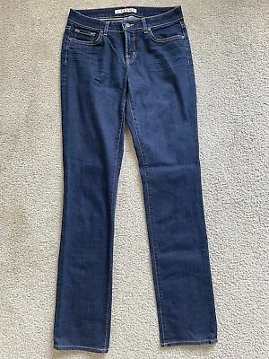 J Brand Women’s Sz 30 Jeans Curvy Fit Cigarette Leg Stretch In Color Ink • $10.99