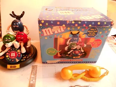 Vintage M & M Animated Telephone With Original Box • $44.99