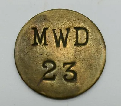 Railway Pay Check Token MWD 23 (Ref469) • £7.84