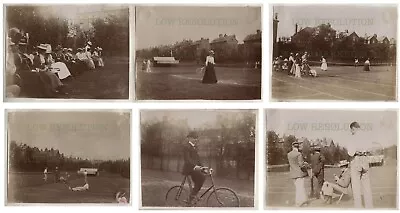 Brighton & Hove Edwardian Photograph Album Tennis / Town Scenes - 26 OOAK Photos • £14.50