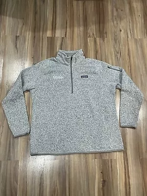 Patagonia Outdoors 1/4 Quarter Zip Fleece Better Sweater Men’s Gray Size XXL • $35