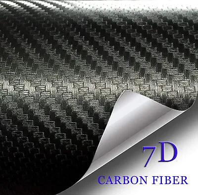Carbon Fiber Vinyl Wrap Film Interior Control Panel Decals Car Parts Stickers • $17.99