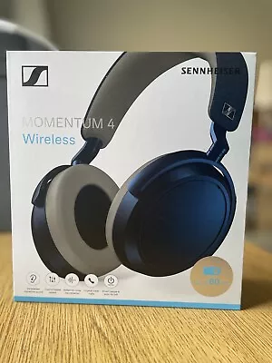 Sennheiser Momentum 4 Wireless Over-Ear Headphones- New Inside The Box- Denim • $250