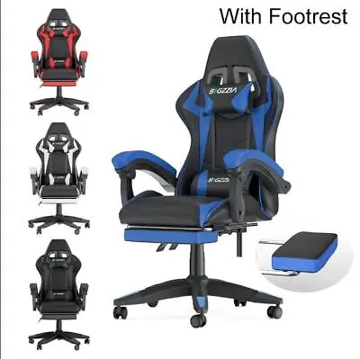 Computer Gaming Chair W/ Footrest Ergonomic Office Executive Swivel Racing Chair • $88.99