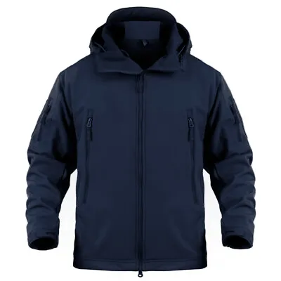 Men's Military Tactical Army Jacket Waterproof Softshell Hiking Coat Windbreaker • $47.57