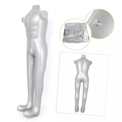 Man Whole Bodydel Inflatable Armless Dummy Torso Mannequin Display Fashion • £17.33