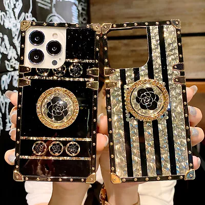 For IPhone Samsung Shockproof Case +Ring Holder Phone Cover Back Women Girl Hot • £4.76