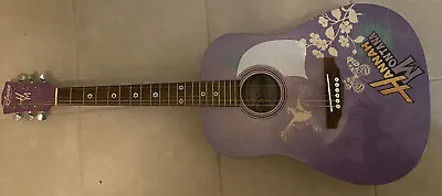 Washburn Disney Hannah Montana Acoustic Guitar Purple - Needs New Strings - Rare • $54.95