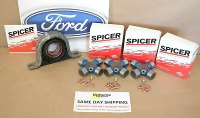 1989-1997 Ford Ranger Rear 2 Piece Driveline Hanger Bearing And U Joint Kit • $123.86