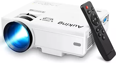 AuKing Projector 2024 Upgraded Mini Full HD 1080P Home Theater...  • $119.11