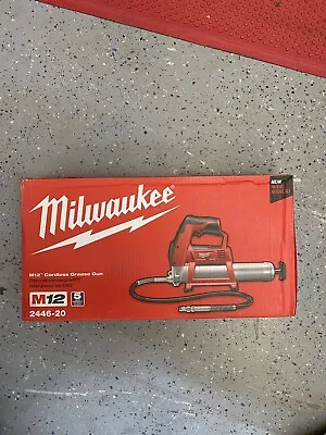 Milwaukee 2446-20 M12 Heavy-Duty Cordless Lightweight Grease Tool (Tool Only) • $144.99