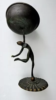 Vintage Pal-Bell Dancer Statue Bowl Maurice Ascalon / Moshe Klein • $399