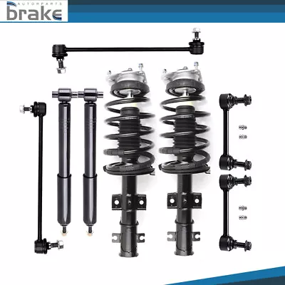 For Volvo V70 S80 S60 FWD Front Rear Shocks Struts Coil Spring Assembly Sway Bar • $224.78