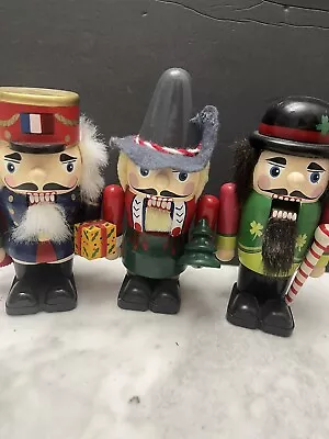 Vintage 6” Strasburg Collection Nutcracker Set Of 3. Germany France Ireland • $50