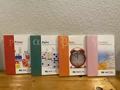 Math U See DVD Set: Primer Alpha Beta And Gamma • $10